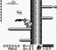 une photo d'Ã©cran de Asterix et Obelix (Game Boy) sur Nintendo Game Boy